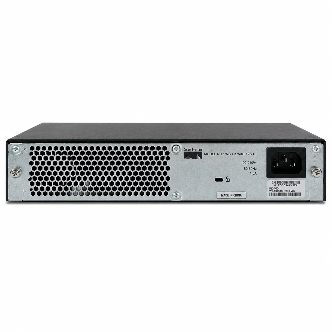 سوییچ شبکه 12 پورت سیسکو مدل WS-C3750G-12S-S