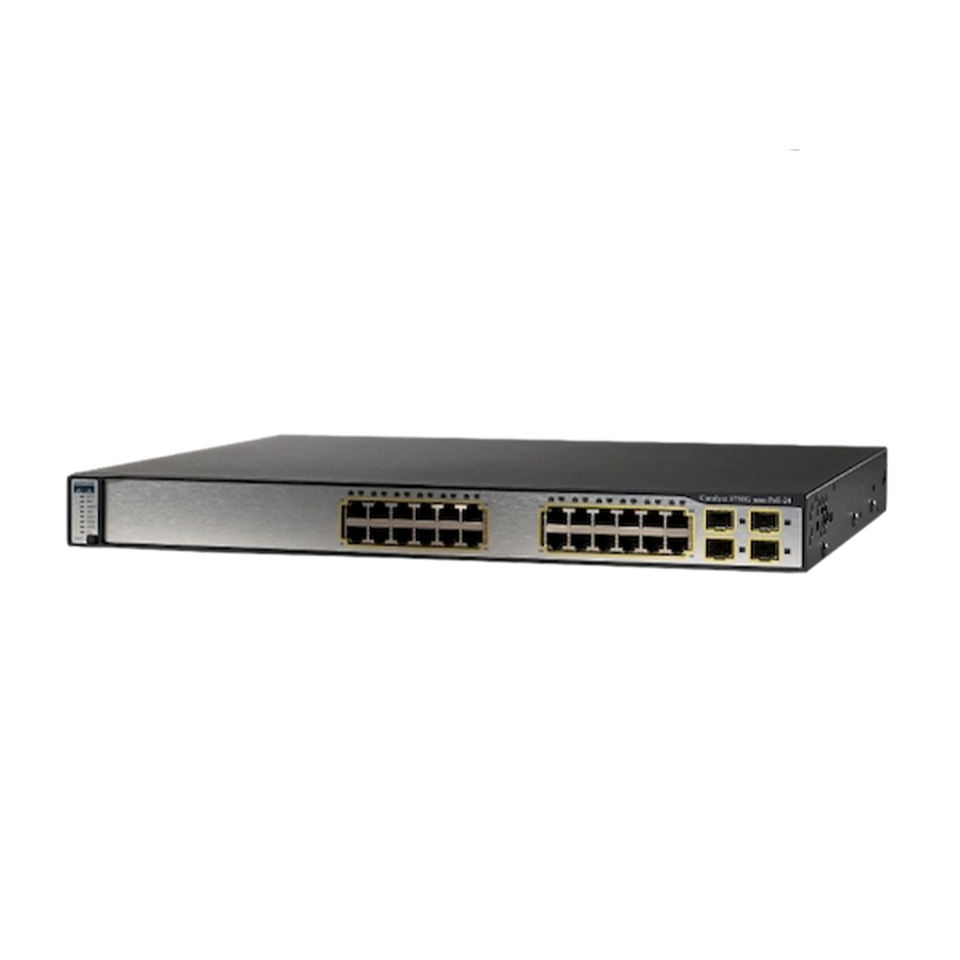 سوییچ شبکه 24 پورت سیسکو مدل WS-C3750G-24PS-S