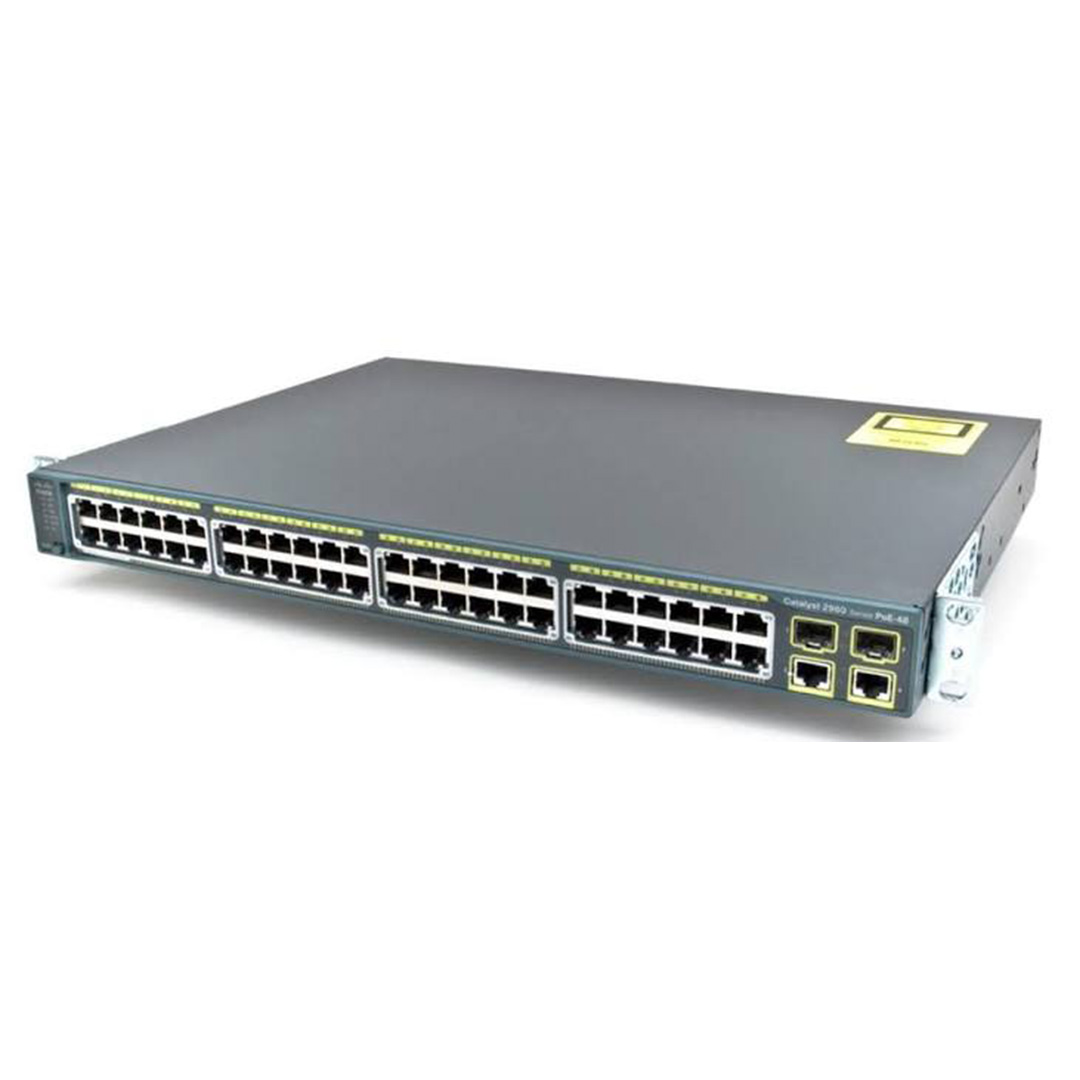 سوییچ شبکه 48 پورت سیسکو مدل WS-C2960-48PST-L