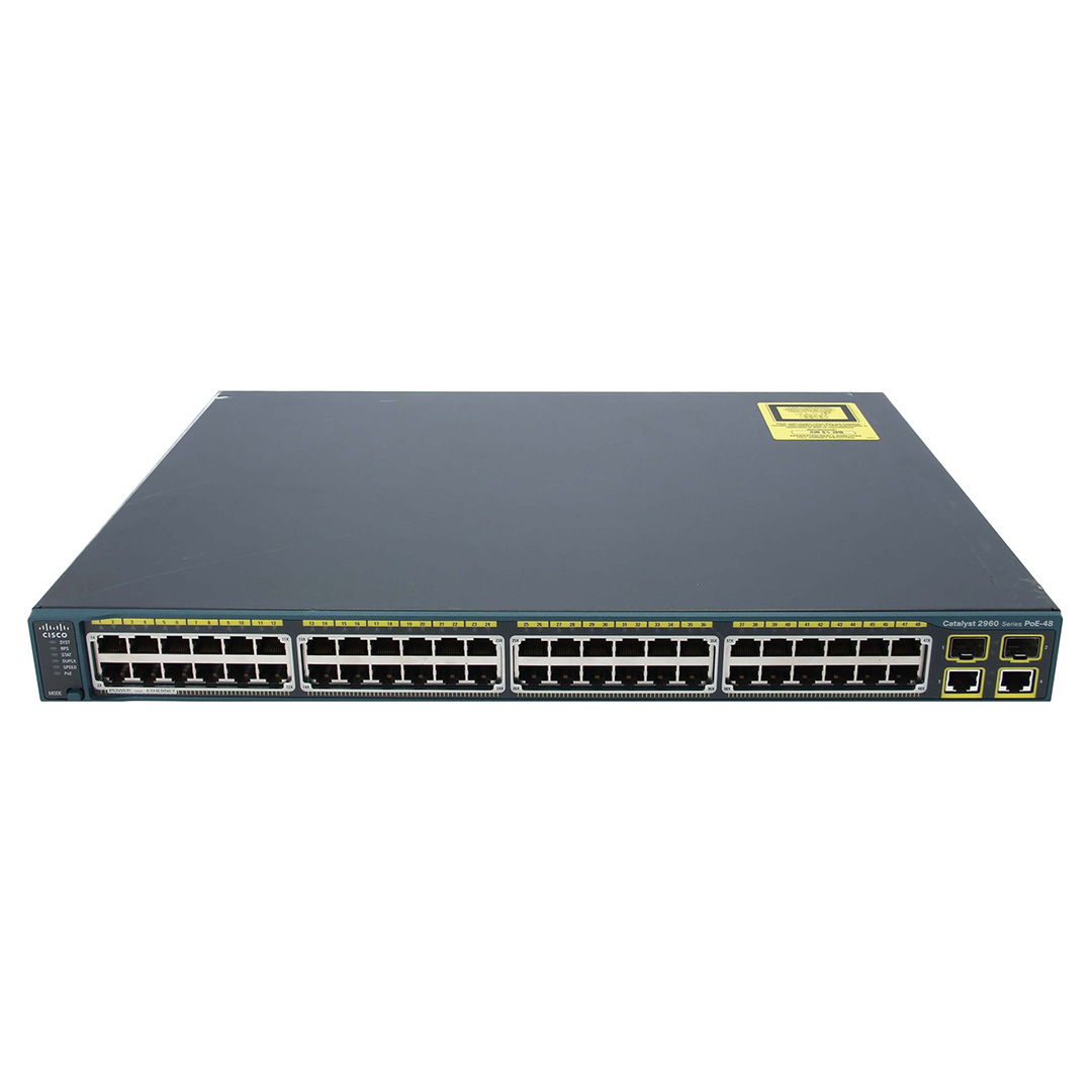 سوییچ شبکه 48 پورت سیسکو مدل WS-C2960-48PST-L