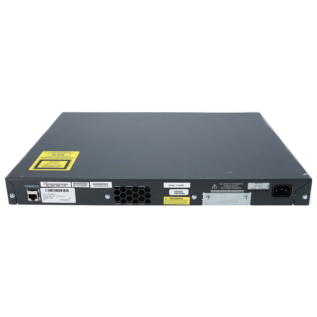 سوییچ شبکه 48 پورت سیسکو مدل WS-C2960-48PST-L